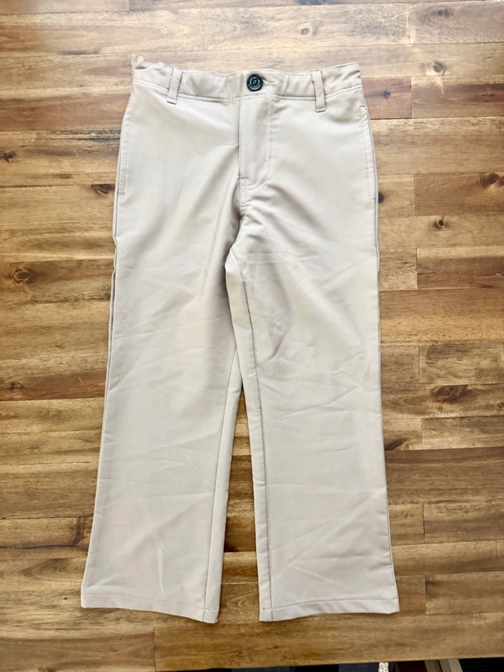 NEW Blue Quail Boys Classic Straight Leg Khaki Tan Pants 7 Performance Wear